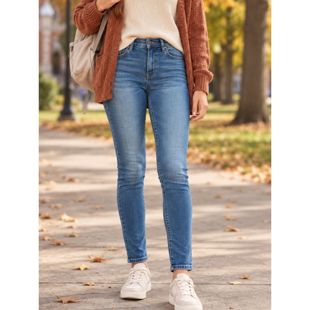 LUCKY BRAND Ava Skinny Mid Rise 2 / 26 Women's Medium Wash Stretch Jeans